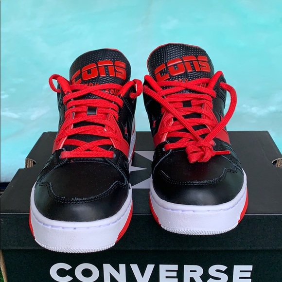 CONVERSE ERX 260 OX BLACK/UNIVERSITY RED/White WMN - Picture 7 of 16